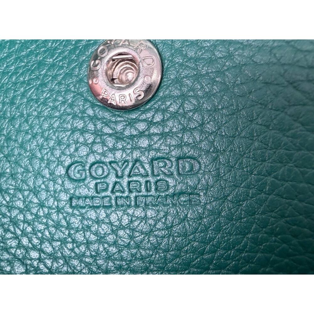 Goyard Sac Hardy PM Tote Bag in Green Goyardine Coated Canvas with Pouch E-8 - Picture 11 of 15